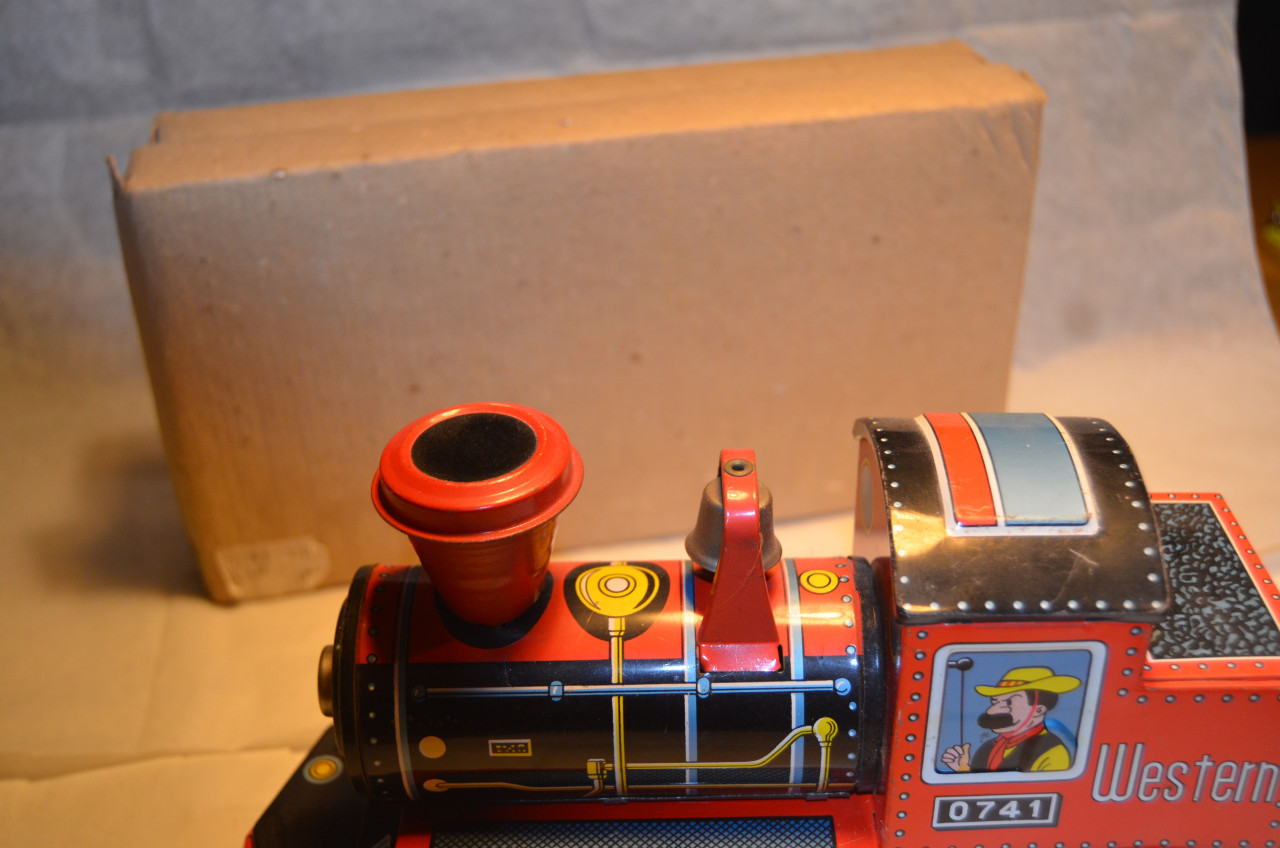 Blikken trein Daiya Japan 'Western 0741' Jaren '60 MET doos