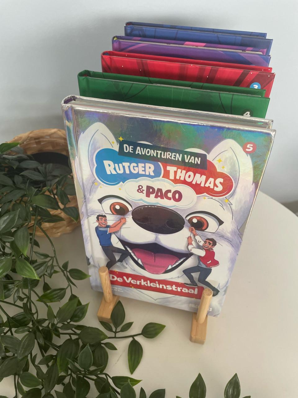 Boekenreeks van Rutger, Paco en Thomas! Deel 1 tm 5