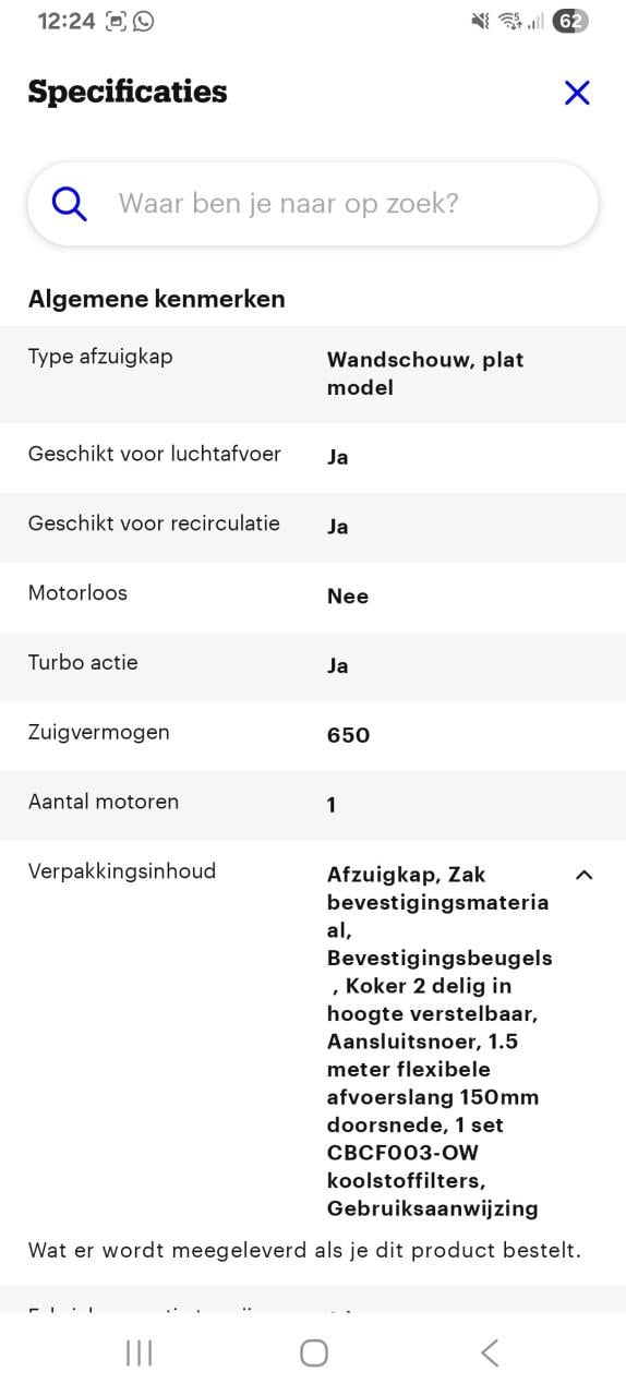 Afzuigkap ciarra cbcb9102 90cm