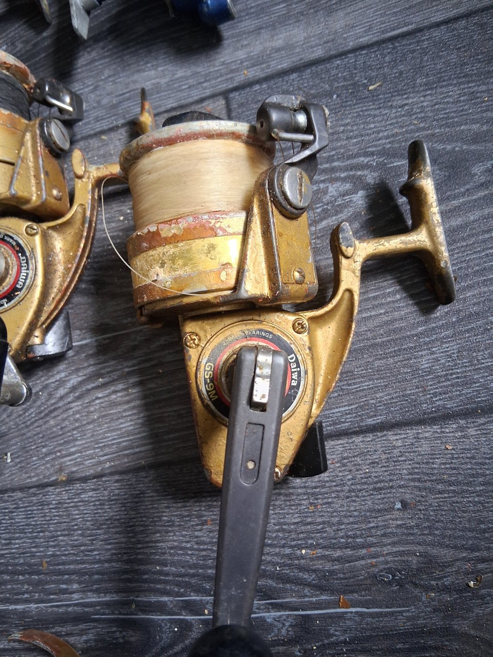 Te koop oude zee molens van daiwa