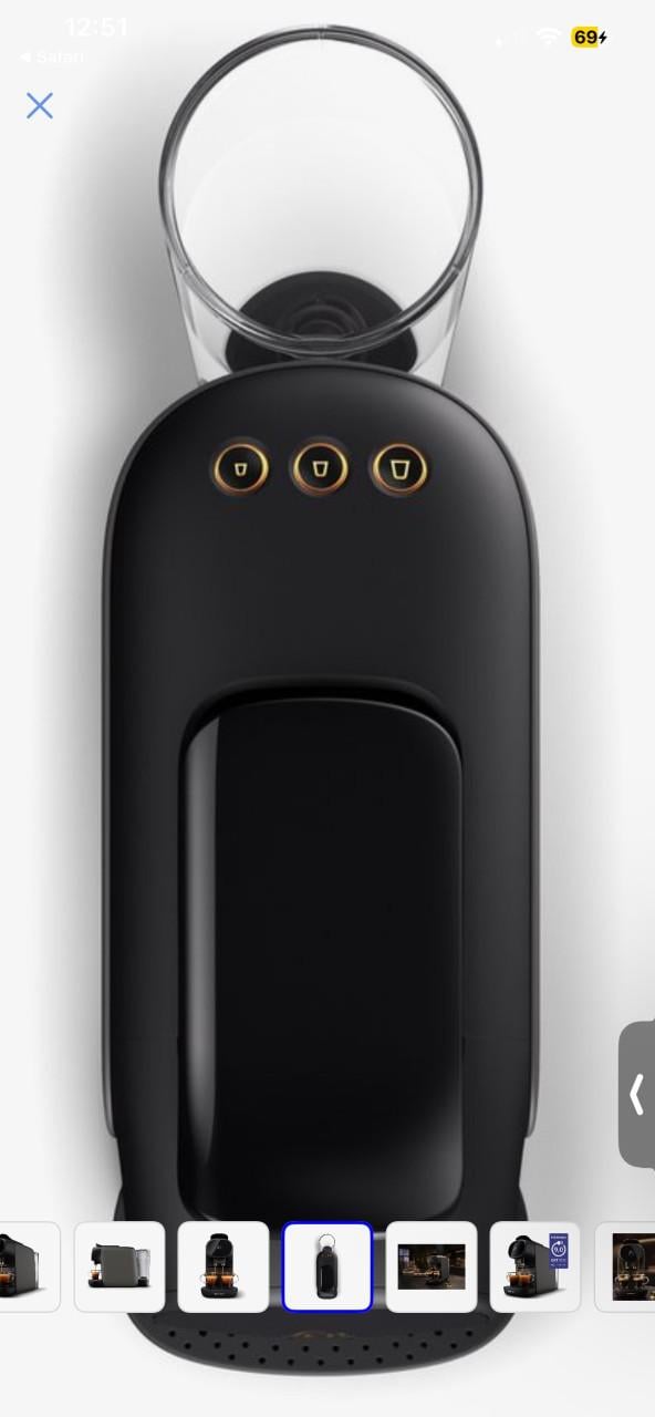 L’OR koffie apparaat met nieuwe cupjes er bij