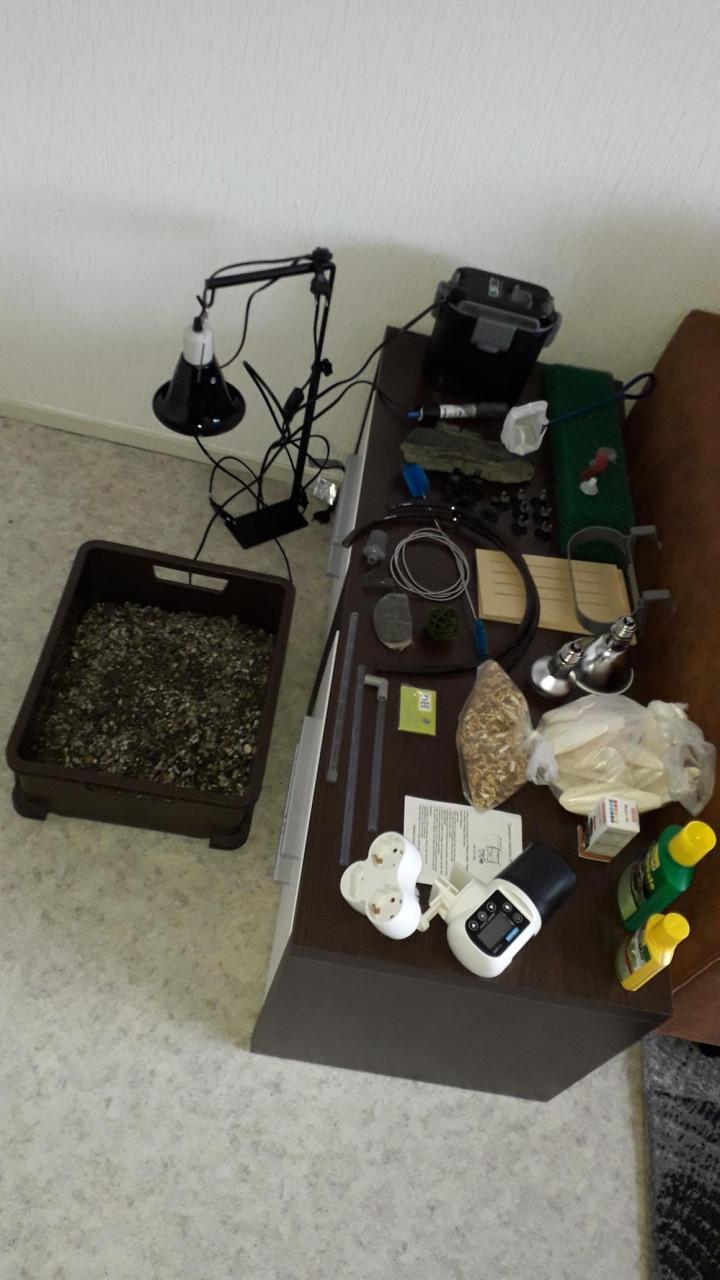 Schildpad bak en toebehoren 104cm