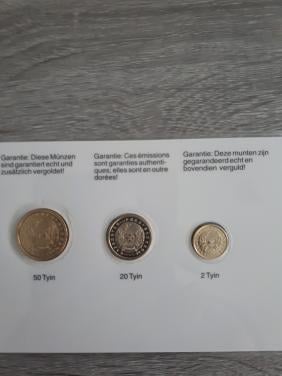 Vergulde munten Kazachstan