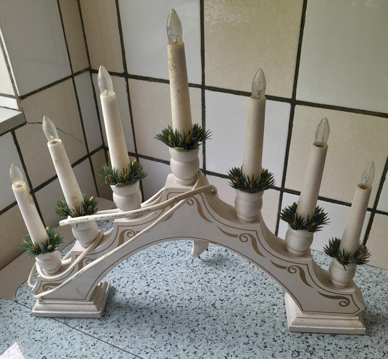 Zgan en gebruikte diverse kerst versiering+ kerstboom standaard v.a. 1,00