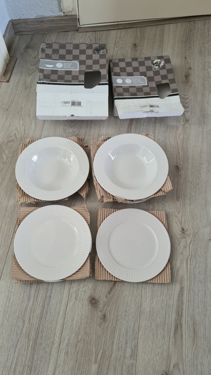 Eet borden set 4X4-Nieuw in verpaking