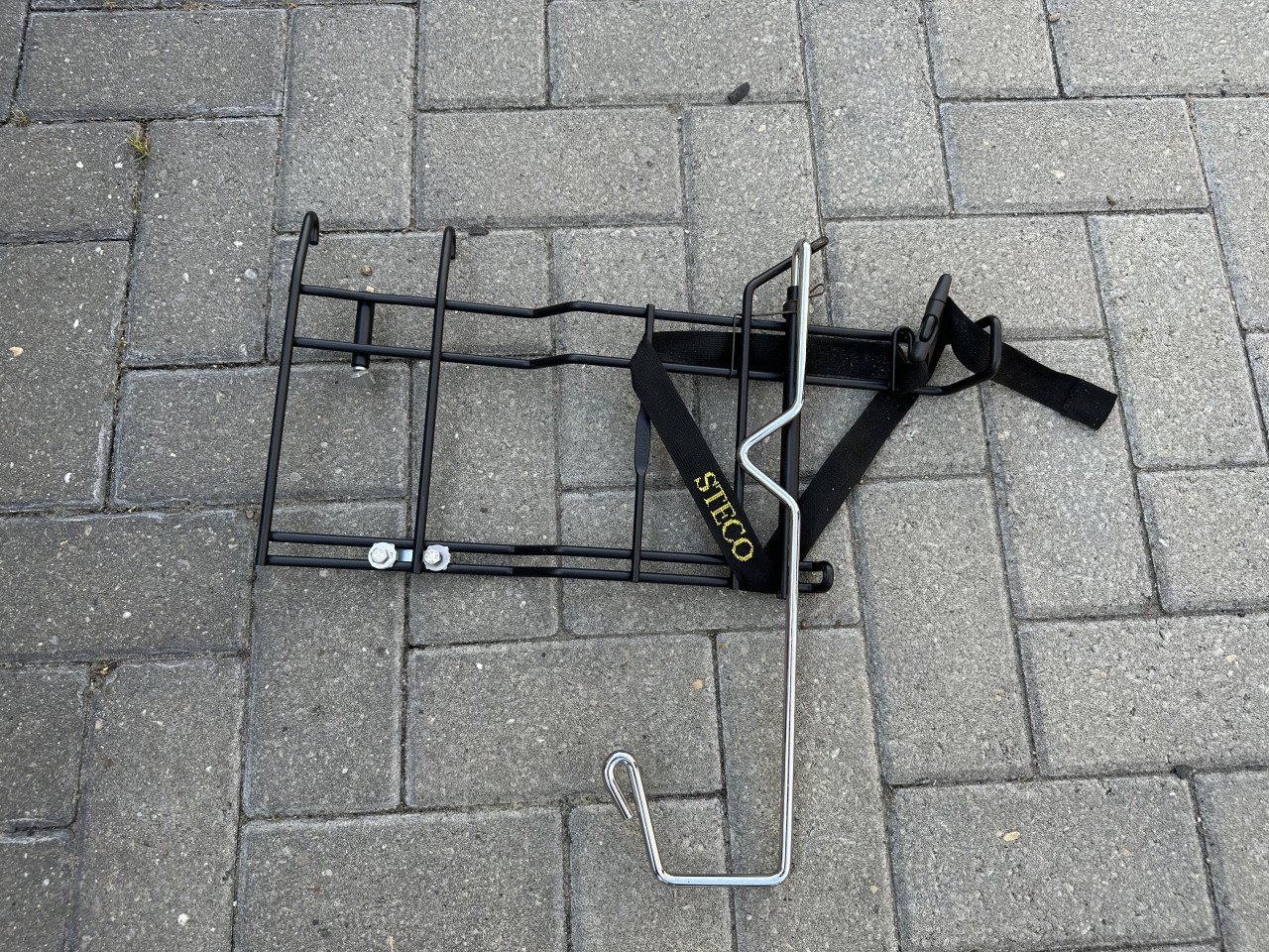 Te koop Steco Buggy mee bagagedrager adapter  icm fietsstoeltje