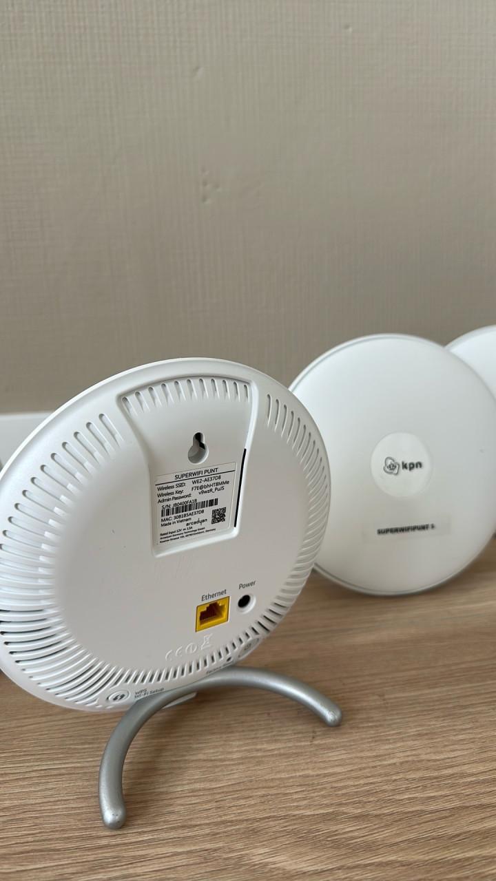 5 Superwifi punten van KPN - Overal thuis supersnel internet - waarde €300
