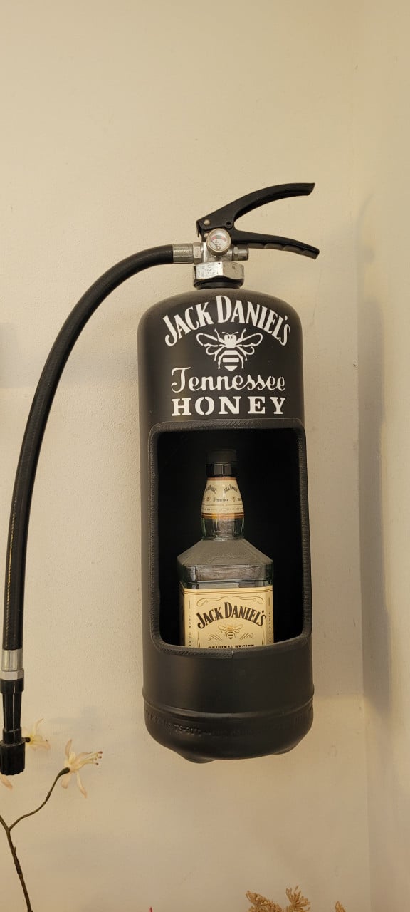 Jack daniels brandblusser mancave