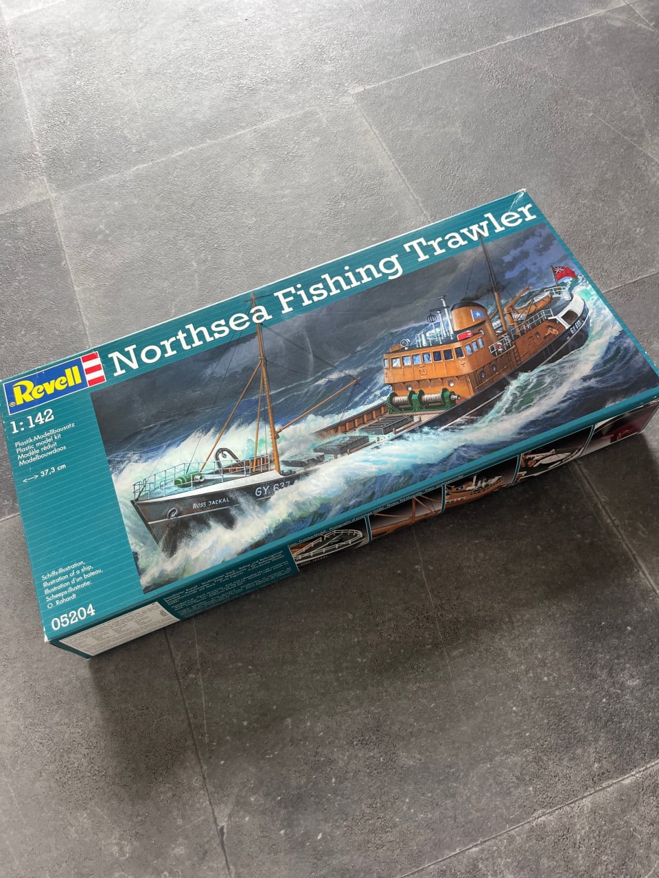Bouwpakket northsea fishing trawler
