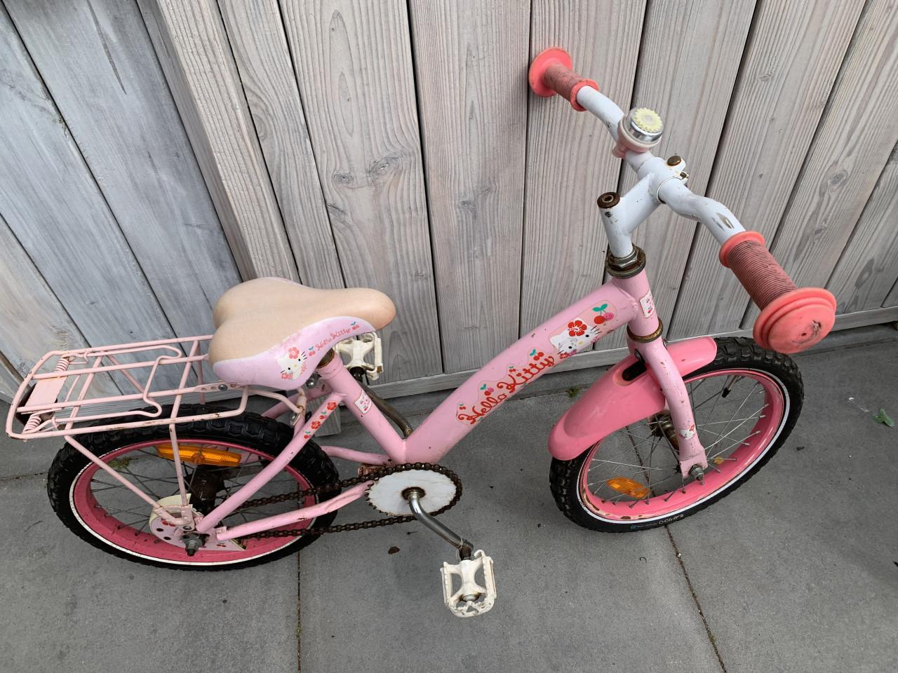 Hello kitty fiets 16 inch