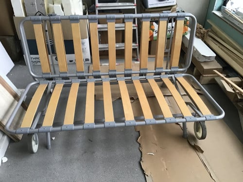 Slaapbank Ikea PS 1.60x2.00 bedframe izgs, T.E.A.B.!