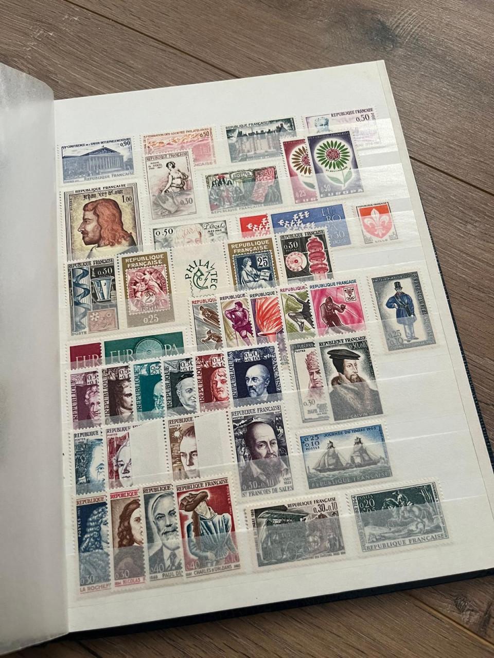Collectie (postfris) Frankrijk in klein album