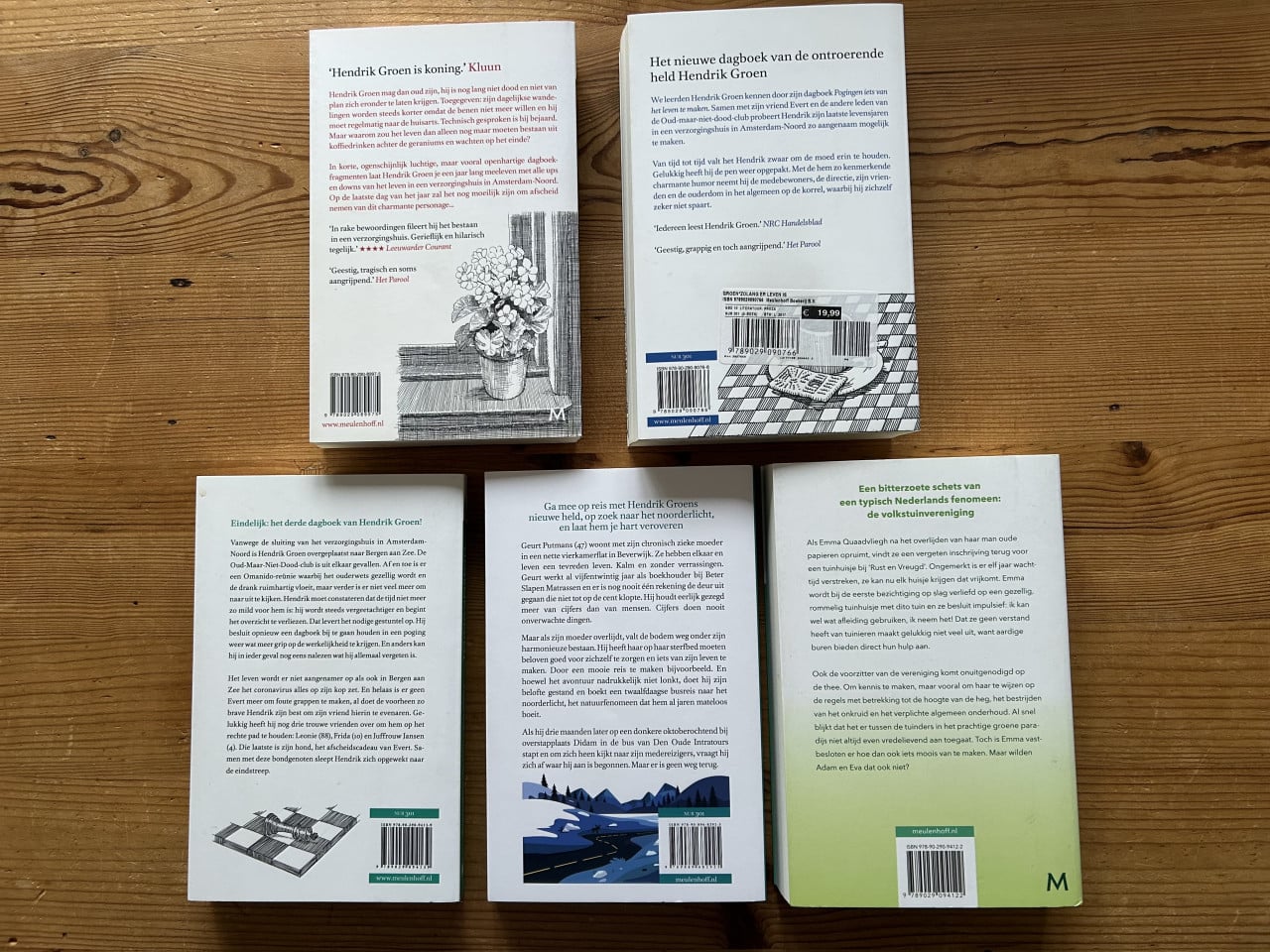 5 Boeken van Hendrik Groen