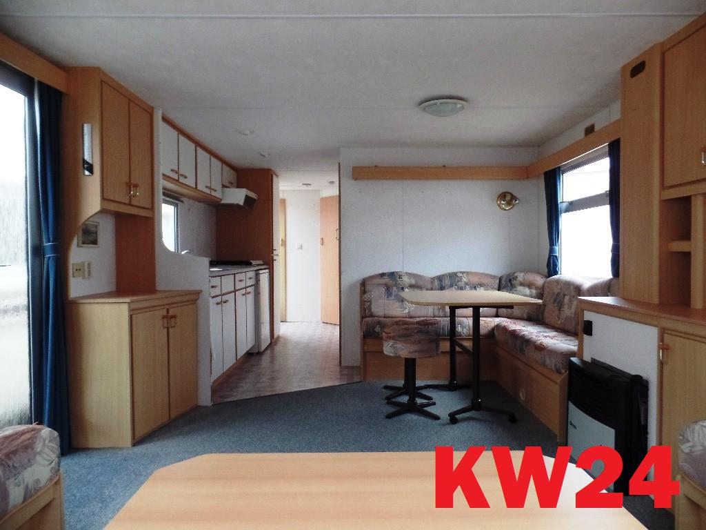 Spiegelchalets en caravans met gespiegelde indeling te koop