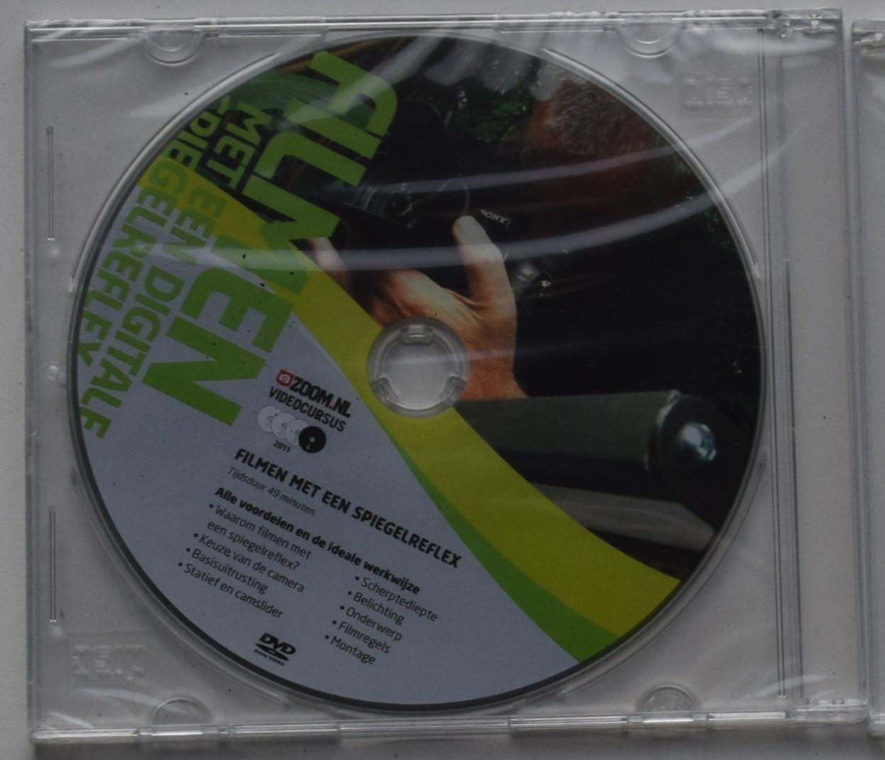 Vier Fotografie-cursussen op DVD.