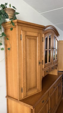 Wandmeubel blank eiken patine