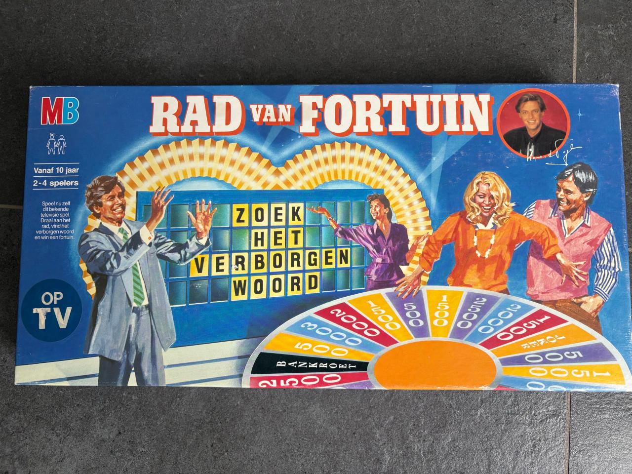 Rad van Fortuin spel, bekend van tv