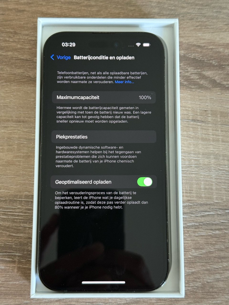 Iphone 14 Pro 128Gb Space Black Nieuwstaat