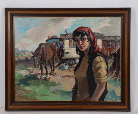 OLIEVERF OP DOEK CORNELIS DE KORT ,1910-1996