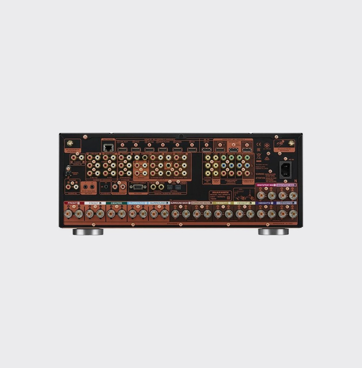 (top) Marantz SR-8815 ZGAN in doos