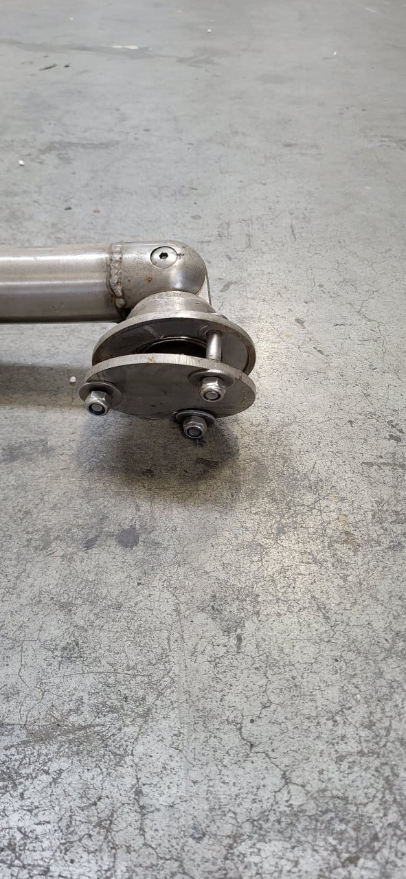 Aluminium skibeugel met wakeboard houders