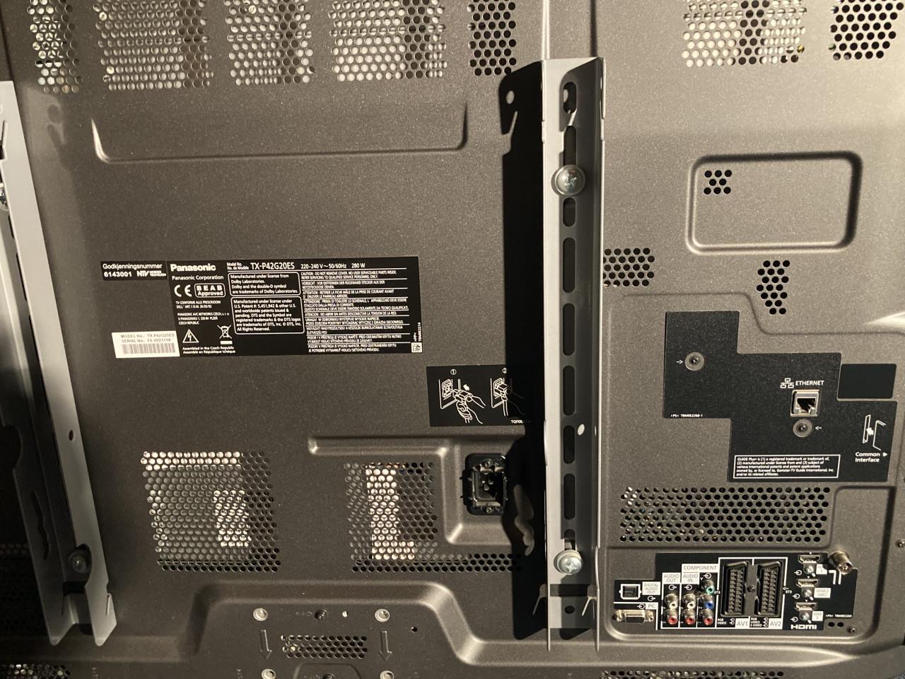 Panasonic Viera plasmatelevisie 50”