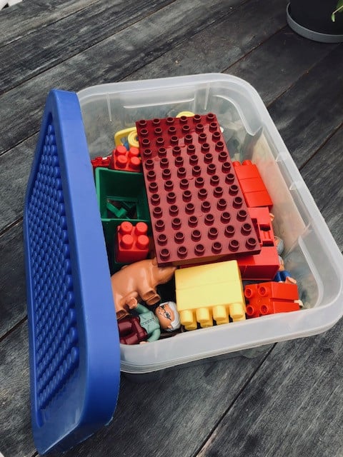 Doos lego blokken