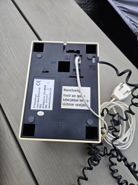 Vintage primafoon Jan des Bouvrie Kubus telefoon model 4642...