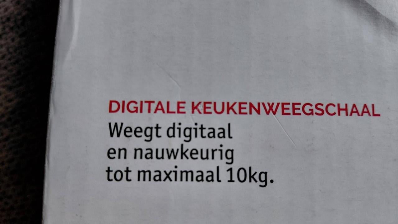 Digitale keukenweegschaal