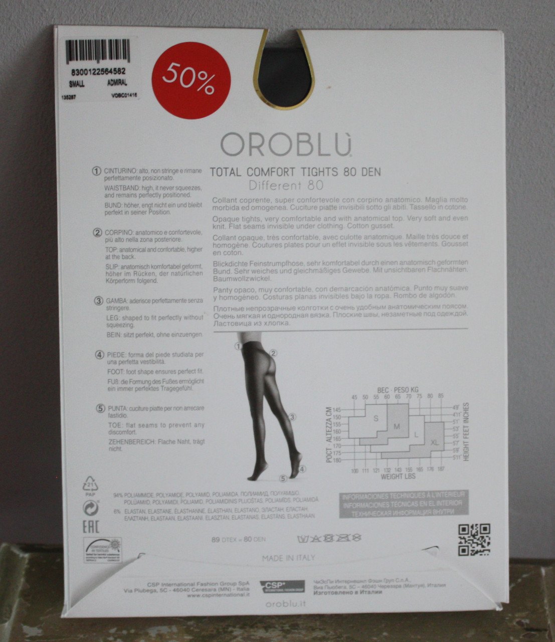 Nieuwe panty maat small 38-40