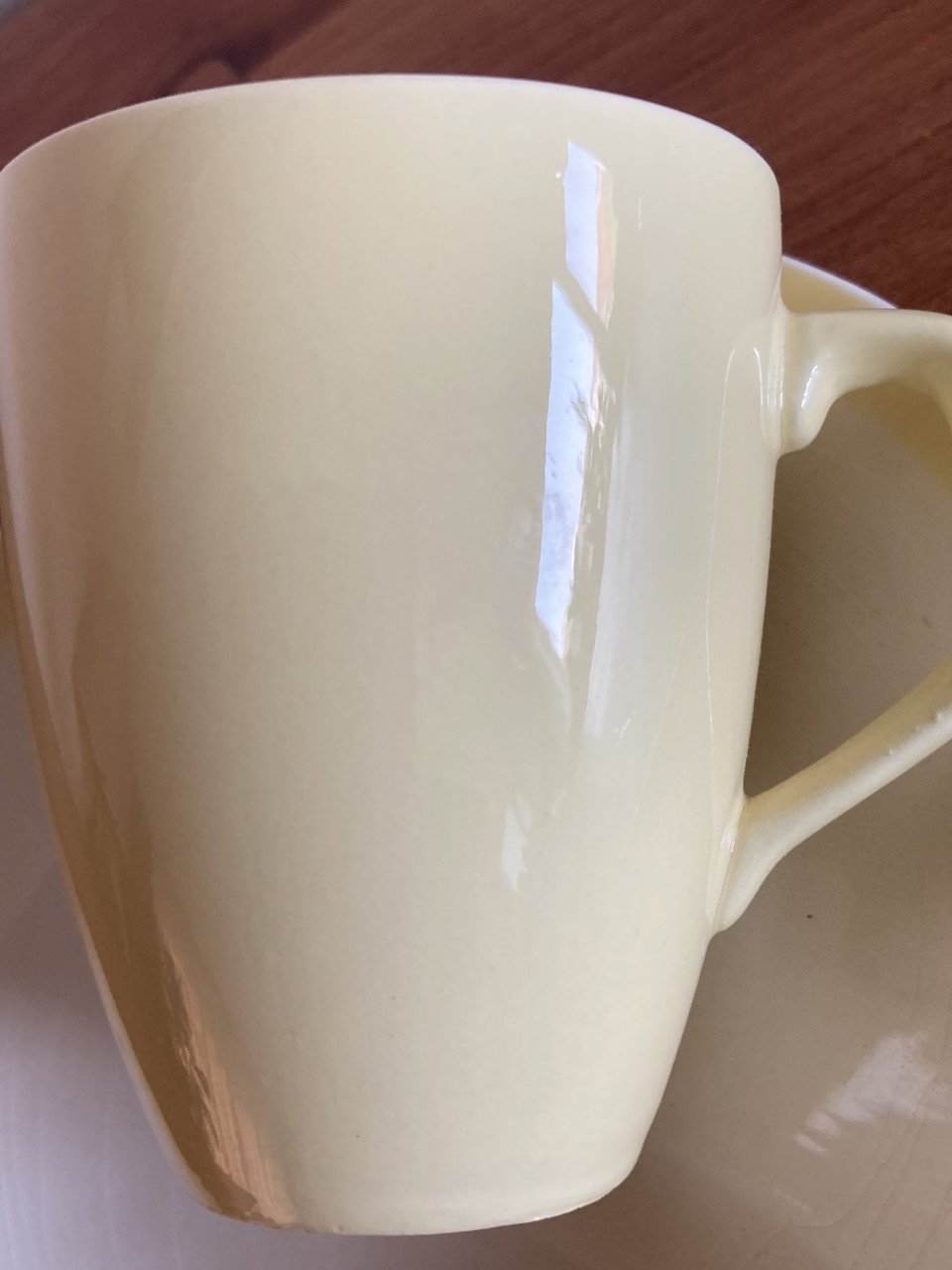 Vintage set kop en schotel pastel van Petrus Regout - Mid-Century