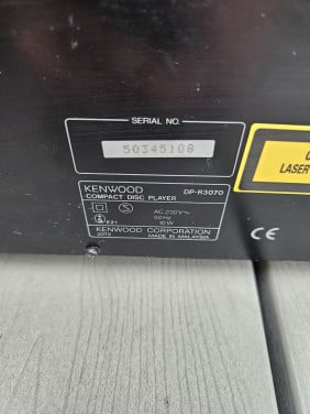 Kenwood DP-R3070 CD-wisselaar 5 Compact Disc-speler HiFi Stereo