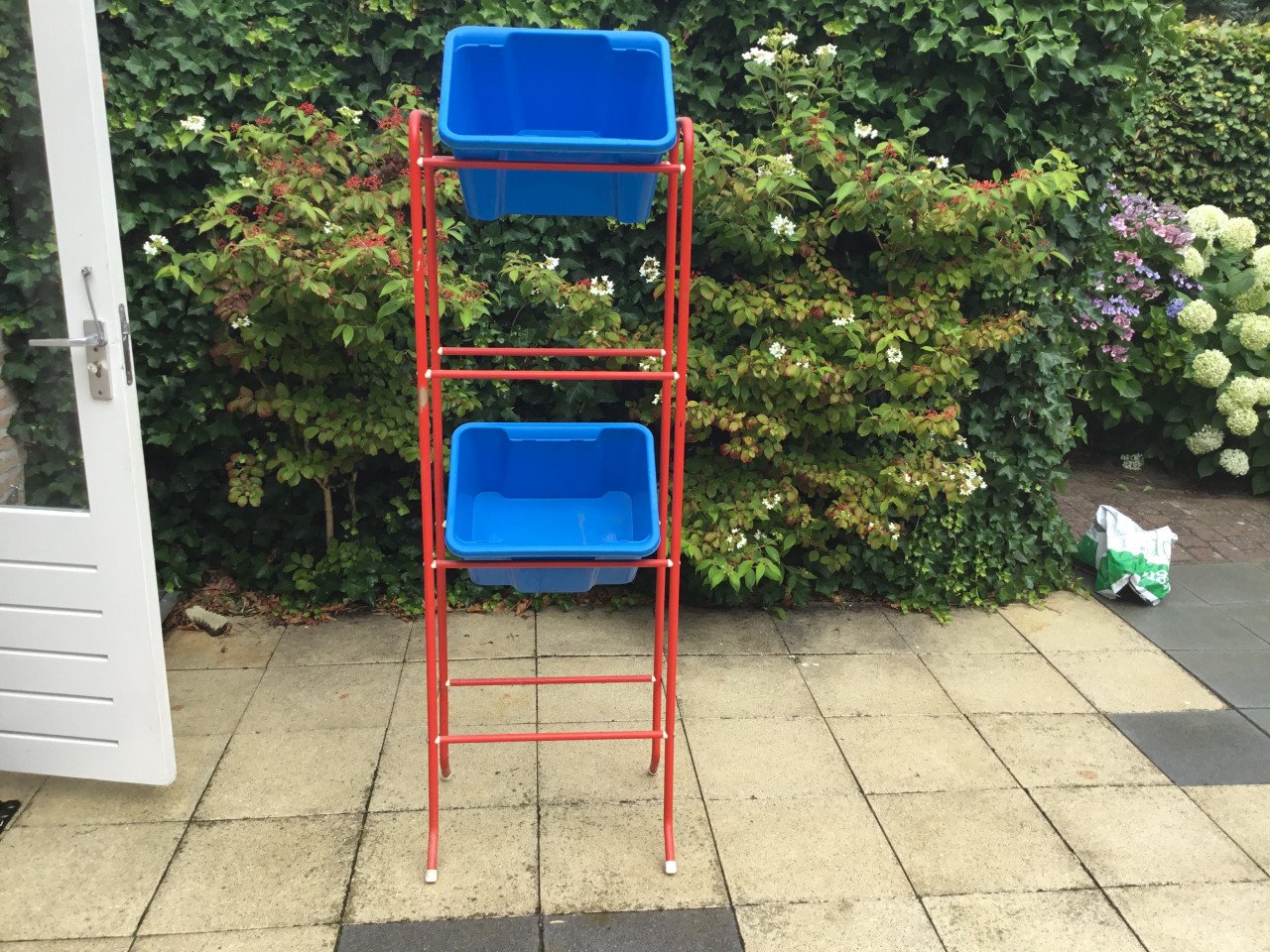 Krattenrek voor 4 kratten
