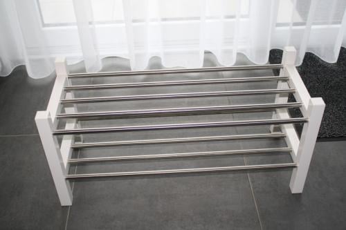Te koop wit schoenenrek