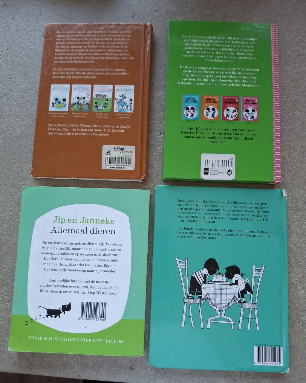 Jip en Janneke Boekjes, 4 stuks