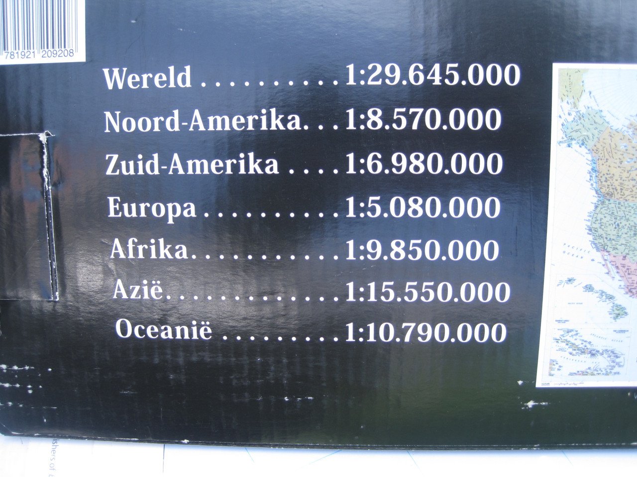 Grote landkaarten , wereldkaarten