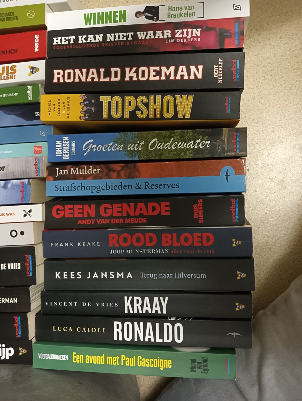 Boeken biografieën sport etc