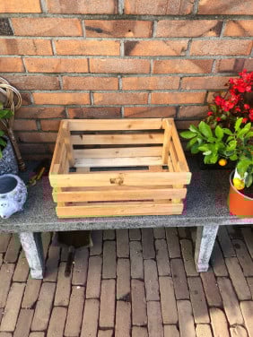 Houten krat.