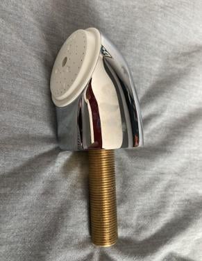 Rada vandalismebestendige douchekop. Nieuw maar niet meer in de