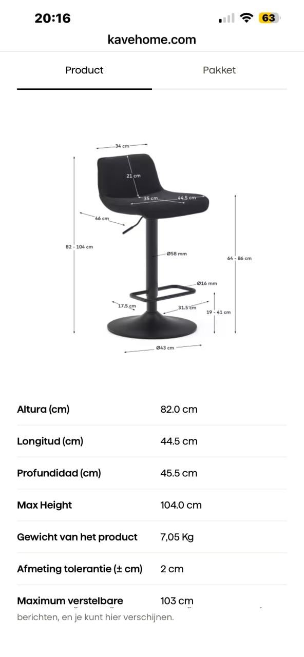 2 bar-krukken te koop groen/zwart