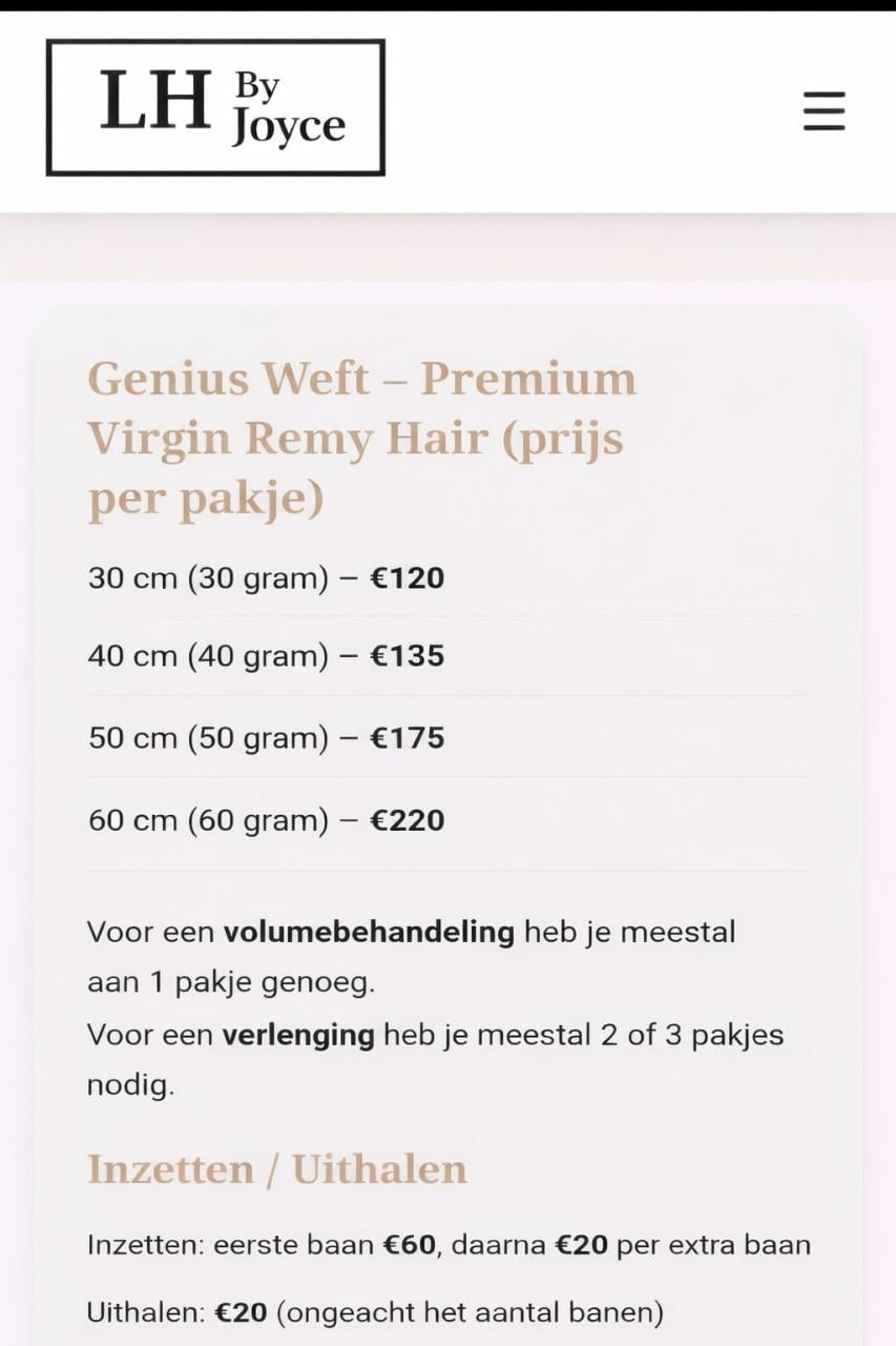 Genius weft extensions