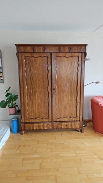 Eikenhouten kast vintage