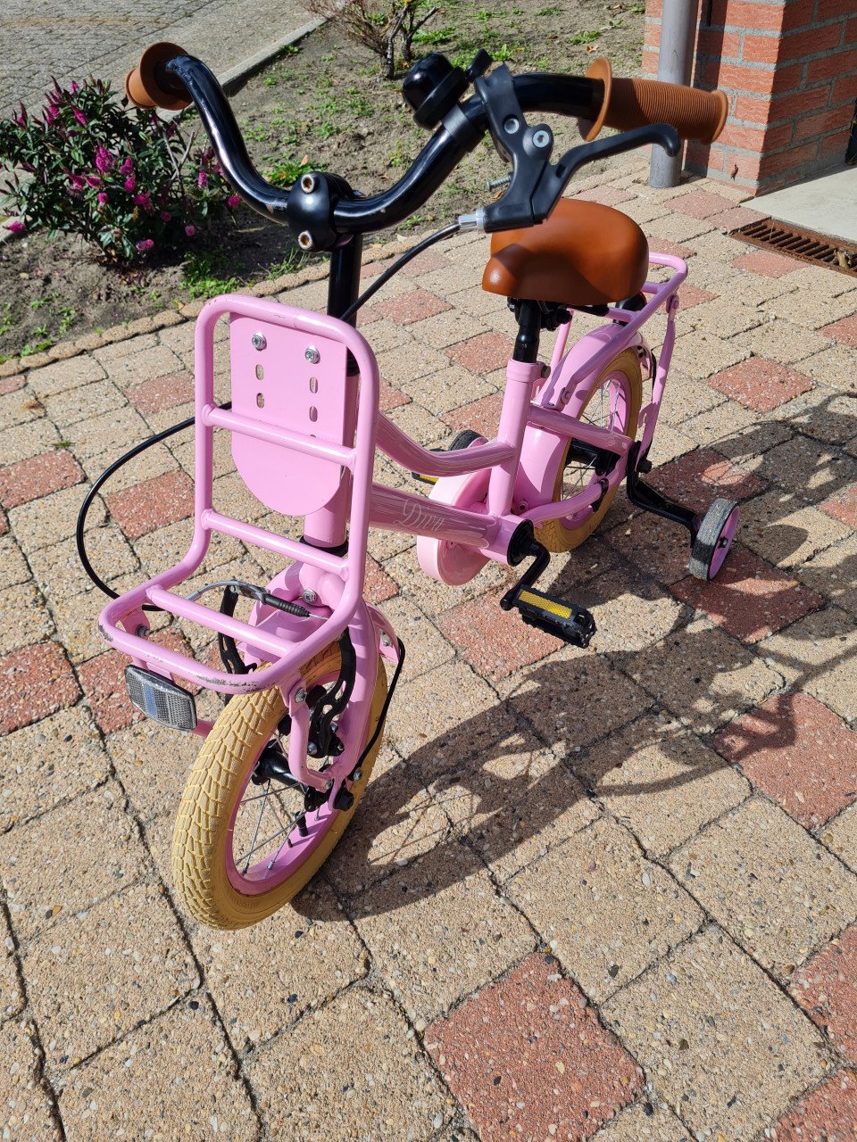 12 inch fietsje met zijwieltjes
