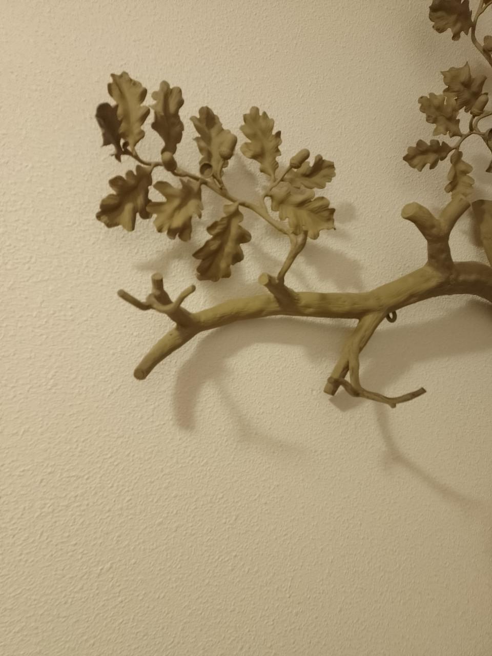 Zeer mooie vintage metalen kapstok-boom