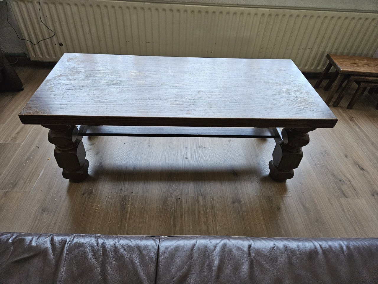Eikenhouten salontafel