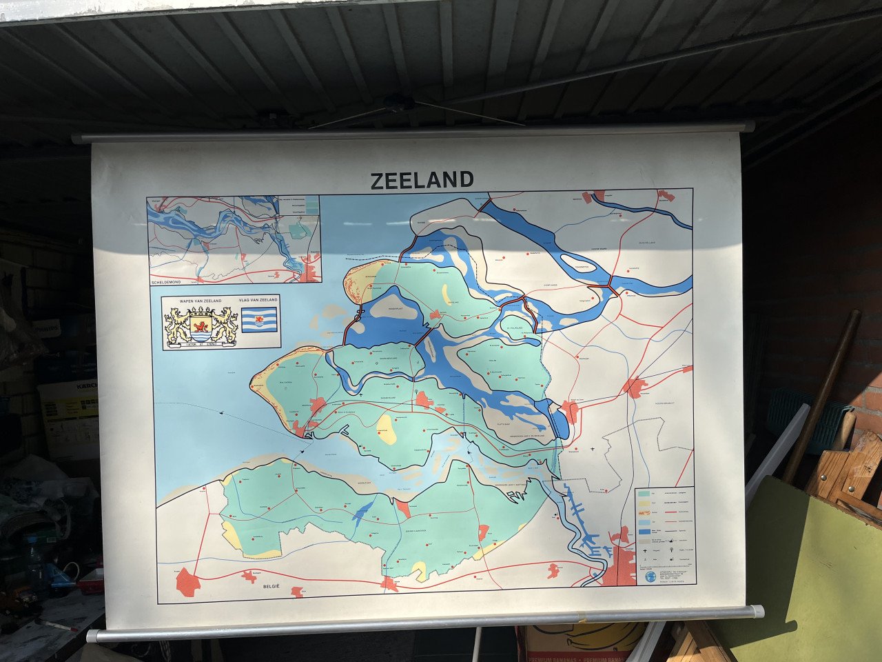 Schoolkaart Zeeland