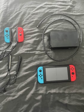 Nintendo Switch met extra controllers