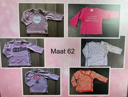 Diverse meisjeskleding maat 62