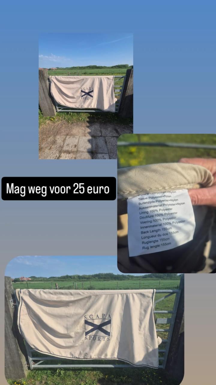 Te koop: Mooie paardendeken