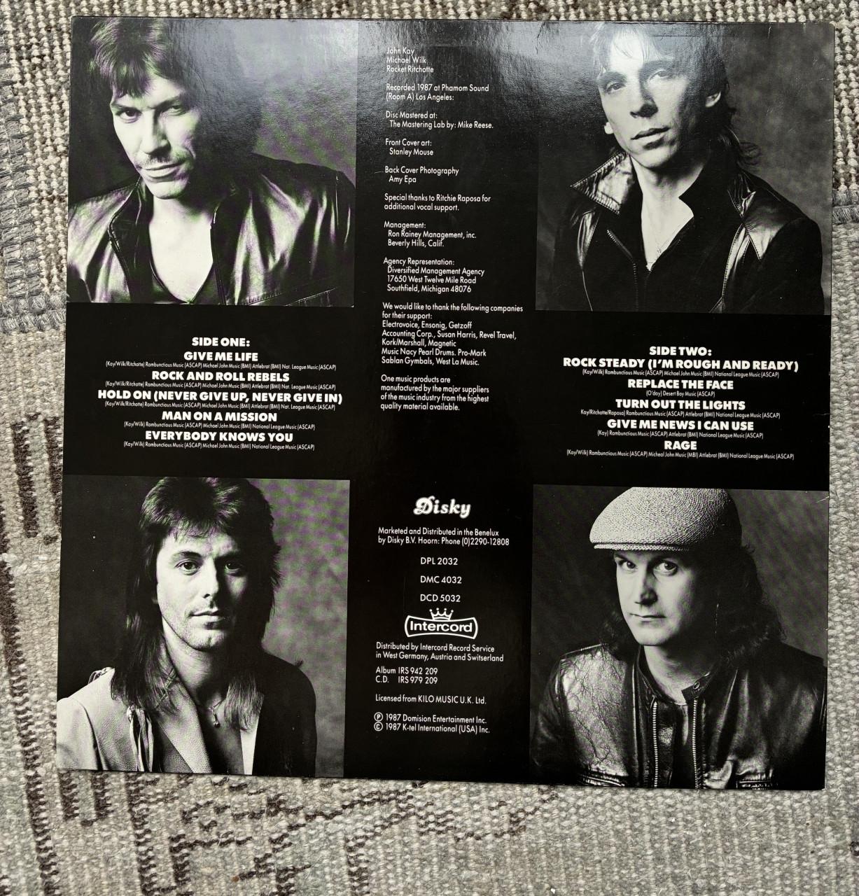 John Kay Steppenwolf Lp rock n roll rebels